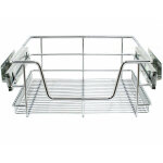 2 paniers coulissants pour placard ou cabinet de cuisine de 40cm. tiroirs coulissants  systme de fermeture ...