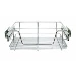 3 paniers coulissants pour placard ou cabinet de cuisine de 50cm. tiroirs coulissants  systme de fermeture ...