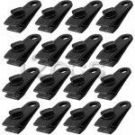 Kzq 12pcs pince � pince pour b�che, ensemble de pinces � b�che r�sistantes pince pour auvent instantan� ...