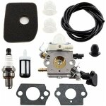 Kzq kit carburateur avec filtre � air et bougie d'allumage pour souffleurs � feuilles stihl bg86 sh56 ...