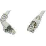 Telegrtner - 100008287 rj45 cble rseau, cble patch cat 6a s / ftp 2. 00 m gris ignifuge, avec cliquet ...