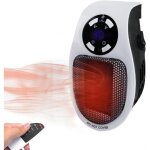 Lablanc - 2 pi�ces chauffage d'appoint chauffage c�ramique soufflant 500w, radiateur silencieux, mini ...