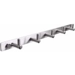 5 crochets patere murale pour peignoir serviette salle de bain wc accroche vetement manteau porte torchon ...