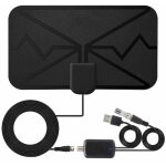 Lablanc - antenne tv d'interieur numerique 3600 miles 4k avec amplificateur de signal antenne numerique ...