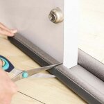 Bas de porte double isolant boudin de porte stop froid bas de porte isolant double boudin protection ...