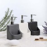 Distributeur de liquide vaisselle, porte - éponge distributeur de liquide vaisselle, gris, capacité 390 ... Distributeur de liquide vaisselle, porte - éponge distributeur de liquide vaisselle, gris, capacité 390 ...