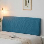 Housse de tête de lit extensible et étanche à la poussière - housse de tête de lit élastique - bleu - ... Housse de tête de lit extensible et étanche à la poussière - housse de tête de lit élastique - bleu - ...