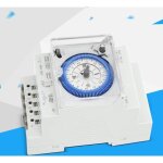 Lablanc - mécanique, interrupteur, horaire, bidirectionnel, 24, heures, rail, din Lablanc - mécanique, interrupteur, horaire, bidirectionnel, 24, heures, rail, din