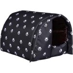 Lablanc ? niche d'ext�rieur imperm�able pour chat ? abri chaud en tissu oxford ? pliable et facile � ...