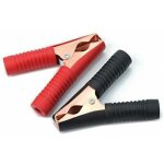 Lablanc - pinces crocodile pour chargeur batterie d�marreur rapide (noir + rouge) 2pcs