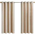 Lablanc - rideau occultant thermiques, 2 panneaux rideaux courts isolant anti froid et anti bruit � oeillets ...