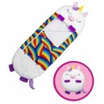 Sac de couchage enfant happy peluche hiver nappers garcon fille licorne oreiller de sieste 2 en 1 literie ...