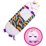 Sac de couchage enfant happy peluche hiver nappers garcon fille licorne oreiller de sieste 2 en 1 literie ...
