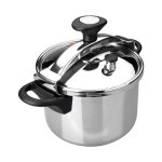 Autocuiseur avec vapeur en acier inoxydable à induction lacor 12 litres Autocuiseur avec vapeur en acier inoxydable à induction lacor 12 litres