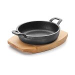 Pole casserole en fonte ronde magma 470 ml, 23 x 16 x 7 cm, noir