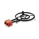Rchaud pole gaz butane lacor 30 - 50 cm, 2 brleurs pour poles  paella de 38  70 cm