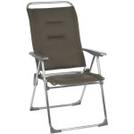 Lafuma mobilier - fauteuil camping et plage pliant - ultra - lger - alu cham - aircomfort - marron ...