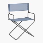 Fauteuil / chaise de camping et plage - pliable compact et lger - fgx xl - batyline iso - bleu ocean ...