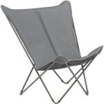 Fauteuil pliant pop up xl bec lafuma lfm5183 argent