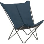 Lafuma mobilier - fauteuil pliant pop up xl bec lafuma lfm5183 bleu encre
