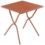 Lafuma mobilier - table de jardin pliante - balcony - acier - orange canyon Lafuma mobilier - table de jardin pliante - balcony - acier - orange canyon