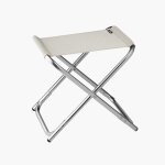 Lafuma mobilier - tabouret camping et plage - pliant ultra - l�ger - alu pl - batyline� iso - beige seigle ...