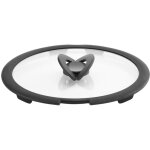 Lagostina ingenio 010244060124 couvercle rond noir, transparent