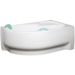 Siko - 160 cm fortuna plus tablier de baignoire orientation droite, en acrylique, blanc (fop1600p)