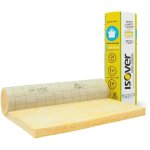 Laine de verre 60 mm pour les combles amnags lambda 35 - rouleau 1, 2x10 m revtu d'un voile confort ...