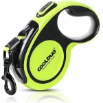 Laisse chien enrouleur pour gros chien jusqu'à 50kg, ruban en nylon solide extensible à 5m, rétractable ... Laisse chien enrouleur pour gros chien jusqu'à 50kg, ruban en nylon solide extensible à 5m, rétractable ...