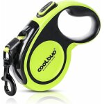 Laisse chien enrouleur pour gros chien jusqu'� 50kg, ruban en nylon solide extensible � 5m, r�tractable ...