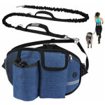 Laisse chien laisse mains libres chien jusqu'� 110kg absorption de choc, confortable, couture r�fl�chissante, ...