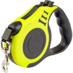 Laisse pour chien rtractable 5 mtres avec poigne confortable, laisse flexible pour petit, moyenne, ...