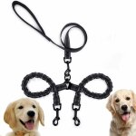 Versaillesfr - laisse double pour 2 chiens, laisse chien, réfléchissante, dressage et entrainement, 360º ... Versaillesfr - laisse double pour 2 chiens, laisse chien, réfléchissante, dressage et entrainement, 360º ...