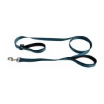 Laisse de dressage 'double poign�es' 190cm �meraude