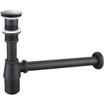 Laiton siphon de lavabo, universel syphon avec 200mm tube plongeur, 1 1 / 4 x 32mm réglable sifon anti ... Laiton siphon de lavabo, universel syphon avec 200mm tube plongeur, 1 1 / 4 x 32mm réglable sifon anti ...