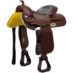 16 , noir: selle western reiner avec si�ge en cuir lisse mod�le jj