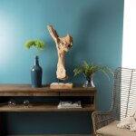 Clara - objet d�coration bois teck branche naturelle 's'