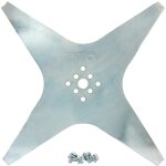 Lame 4 points de 22 cm pour tondeuses robots ambrogio l30 l50 l60