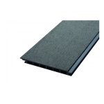 Lame de bardage bois composite alvolaire l 270 cm / l 17, 1 cm / e 1, 5 cm - coloris - gris anthracite, ...
