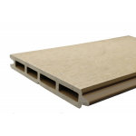 Mccover - lame de clture bois composite l 148 cm / l 15. 6 cm / e 19 mm - coloris - beige clair, epaisseur ...