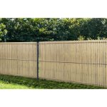 Lames pvc rigide occultation cinto 8m h. 150cm beige - avec clips et profil de finition