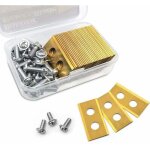 Lame de rechange en titane, 30pièces lame tondeuse, lame robot tondeuse à gazon avec vis pour worx landroid, ... Lame de rechange en titane, 30pièces lame tondeuse, lame robot tondeuse à gazon avec vis pour worx landroid, ...
