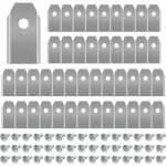 Lame de tondeuse, 45 x lames de couteau en titane pour toutes les tondeuses robotiques husqvarn / automower ... Lame de tondeuse, 45 x lames de couteau en titane pour toutes les tondeuses robotiques husqvarn / automower ...