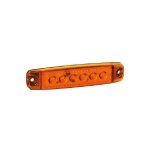 Feu 6 leds orange calandre s - 15 12v 24v Feu 6 leds orange calandre s - 15 12v 24v