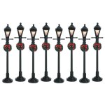 Lot de 8 lampadaires d�coratifs - lemax