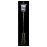 Lampadaire lanterne pre - nol lumineux et musical