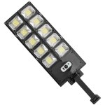 Lampadaire solaire halog�ne avec d�tecteur de mouvement et cr�pusculaire, 1000 w