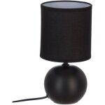 Lampe boule en céramique noire mate timéo, hauteur 25 cm, design moderne, livraison gratuite Lampe boule en céramique noire mate timéo, hauteur 25 cm, design moderne, livraison gratuite
