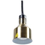 Lampe chauffante dorée Lampe chauffante dorée